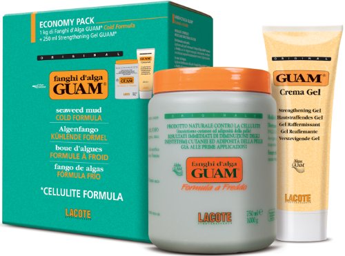 Guam Fango Kurpackung k&uuml;hlende Formel f&uuml;r empfindliche Haut: 1 kg Algenfango + 250 ml haut Preisvergleich