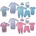 Apparel : 6-Piece Layette Starter Set