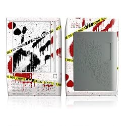 Crime Scene Revisited Design Protective Decal Skin Sticker for Amazon Kindle E-Book Reader (Version 1.0)