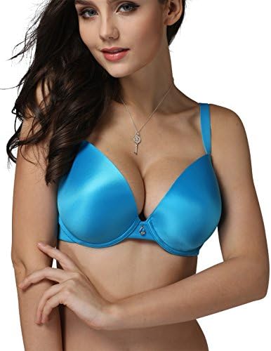 Rose Lady Women's Plus Size Bra 60729 Full Coverage Unpadded Underwire Satin Bra