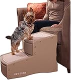 Pet Gear Easy Step II Pet Stairs, 2-step/for Cats and Dogs up to 150-pounds, Tan