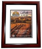 Chris Leak AND Urban Meyer Dual Autographed Florida Gators 2006 National Championship Full Program with inscriptions MAHOGANY CUSTOM FRAME