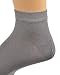 Sierra Socks Men's No Show Seamless Toe Socks 3 Pair Pack (Fits Shoe Size 6-12.5 Socks Size 10-13, Gray)