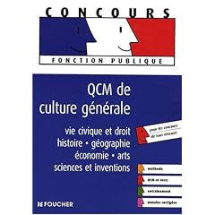 QCM de culture g�n�rale