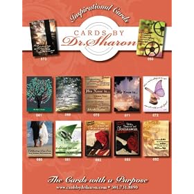 "Cards by Dr. Sharon" Greeting Cards: Assorted INSPIRATIONAL Collection (Thank You, Happy Birthday, Comfort/Sympathy, Encouragement/Friendship and Just Because)
