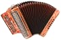 Hohner Corona Xtreme II 34-Button Accordion, FBbEb, Gold Pearl