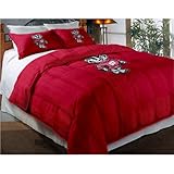 Wisconsin Badgers Comforter Set: Twin Comforter with Shams