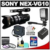 Sony Handycam NEX-VG10 1080 HD Video Camera Camcorder with 18-200mm OSS Len ....