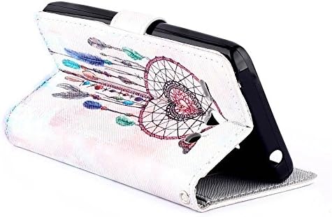 For Huawei Ascend Y530 , Joy Chen Painting Dreamcatcher PU Leather and TPU [Wallet Magnet] Flip Stand Case Cover For Huawei Ascend Y530 With Card Holder J51+ Screen Protector + Stylus Pen