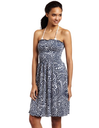 Casual Moments Womens 32 Inch Strapless Print Cover Up