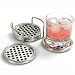 Kitchen & Housewares : Set of 4 Stainless Steel Cubo Coasters by InterDesign