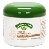 Nature's Gate Jojoba Revitalizing Hair Masque with Repleniplex for Damaged Hair, 4-Ounce Jars (Pack of 3)