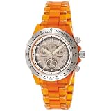 Invicta Women's 3111 Anatomic Collection Orange Thermopolymer Chronograph Watch