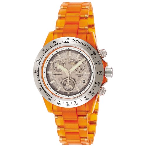 Invicta Women's 3111 Anatomic Collection Orange Thermopolymer Chronograph Watch