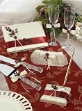 Wedding Set Ivory with Burgundy