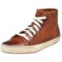 FRYE Men's Cooper High-Top Sneaker,Cognac,7.5 M