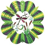 Iron Stop D6025 3 Dimensional Designer Dragonfly Wind Spinner