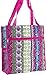 Pink Bohemian Boho Patchwork Travel Tote Bag 12-inch