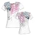 Sanctify Disarray Juniors White T-Shirt