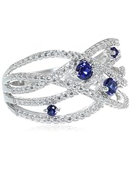 Sterling Silver Gemstone Fashion Ring, Size 7