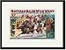 Black Framed/Matted Print 17x23, Buffalo Bill: The Real Sons of the Soudan