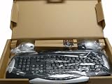 Gateway Premium Wireless Multimedia Black Keyboard & Mouse & Receiver 3 in 1 Kit WUR-0401