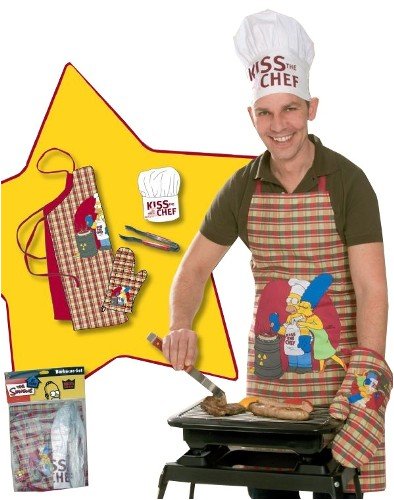 United Labels 0112000 - Simpsons-Barbeque Set, 4-teilig