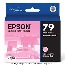 Epson 79 Light Magenta Claria Hi-Definition Ink Cartridge for Stylus Photo 1400