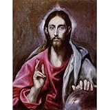 El Greco (The Savior of the world) Art Poster Print - 11x17