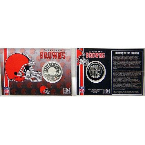 Highland Mint CLBSPCCK Cleveland Browns Team History Coin Card