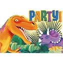 Prehistoric Dinosaurs Postcard Invitations 8ct