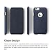 iPhone 6S Case, elago® [Leather Flip][Jean Indigo/Jean Indigo] - [Card Slot][Screen Protection][Premium Hybrid Construction] – for iPhone 6/6S