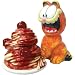 Westland Giftware Garfield Magnetic Garfield Eating Spaghetti Salt and Pepper Shaker Set, 4-Inch