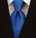 Scott Allan Mens Striped Blue Necktie - Navy Blue Ties