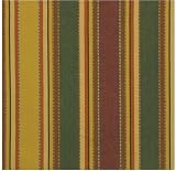 Durable Flat Weave 100% Cotton Striped Tablecloth 60x60 Inches
