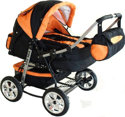 Adbor Zwillingskinderwagen RING DUO Farbe 1