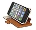 Kensington K39617WW Portafolio Duo Folio Wallet Case and Stand for iPhone 5 - 1 Pack - Carrying Case - Retail Packaging - Orange, Cream Accents