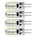 Kakanuo G4 LED Bulb 10-18V AC/DC Cool White 6000K 2 Watt Bi-pin Base 24x3014SMD LED Corn Bulb Non-dimmable (Pack of 4)