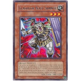 YuGiOh 5D's Crimson Crisis Gladiator Beast Samnite CRMS-EN027 Rare