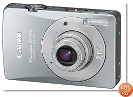 Canon PowerShot SD750 7.1MP Digital Elph Camera with 3x Optical Zoom (Silver)