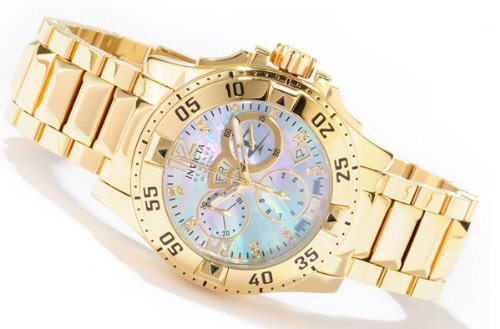 Invicta 6849 Men's Gold Reserve Excusion Swiss Chronograph