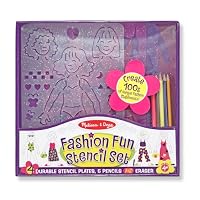Melissa and Doug Fashion Stencil Set
