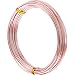 32.8 Feet Aluminum Wire, Bendable Metal Craft Wire for Making Dolls Skeleton DIY Crafts (Copper, 1.5 mm Thickness)