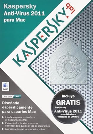 Kaspersky para Mac 2011 mini box 1 usuario