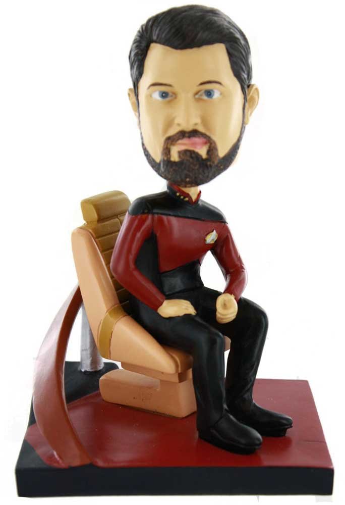 Amazon.com: Star Trek: TNG Data Build-a-Bridge Deluxe Bobble Head ...
