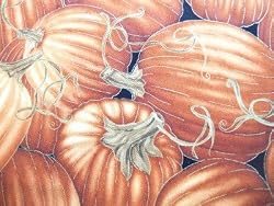 Pumpkin Orange Metallic Fall Autumn Thanksgiving Timeless Treasures Fabric Yard