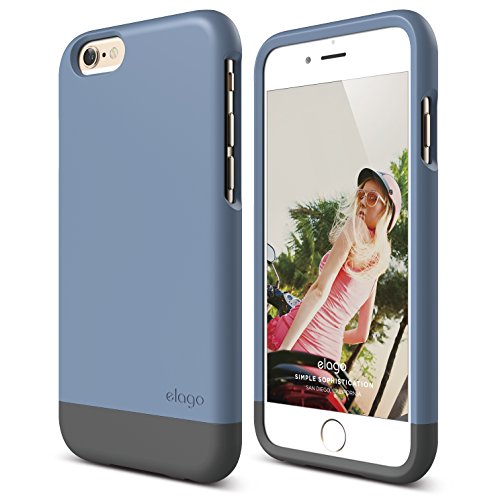 iPhone 6 Case, elago® [Glide][Royal Blue / Dark Gray] - [Mix and Match][Premium Armor][True Fit] - for iPhone 6 Only
