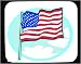 Mouse Pad with U.S., United States of America, flag
