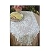 Heritage Lace Tea Rose 14-Inch by 36-Inch Runner, Ecru