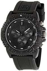 Luminox Rubber Strap Black Dial Men's Watch - 3081.BO